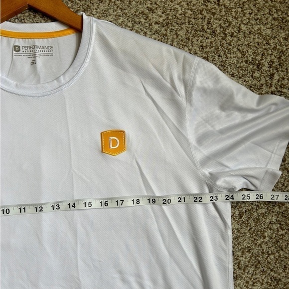 🦋Performance Motion Technology White Short Sleeve T-Shirt Golf Golfing Putt 2XL - Picture 4 of 5